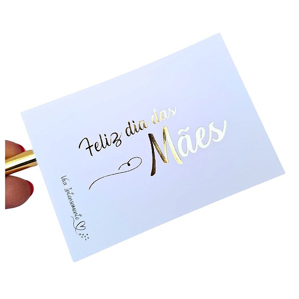 Cartão - Dia das Mães PACOTE - 15 unidades