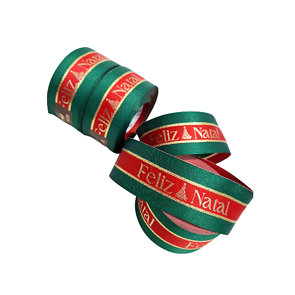 10m - Fita Gorgurão Natal -Largura :38mm