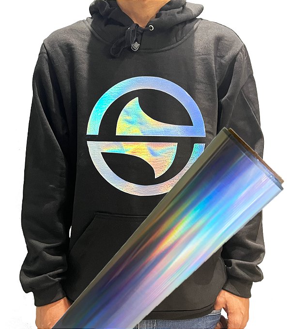 Filme De Recorte Holográfico Pu Termocolante 48 cm X 10 Metros