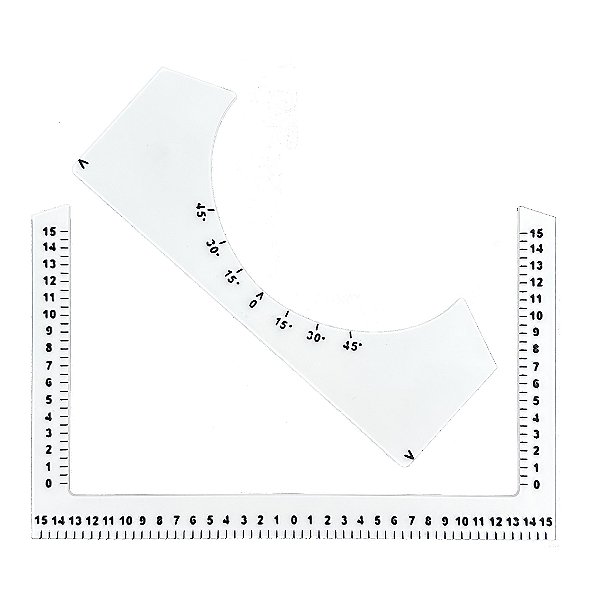 Régua Gabarito Para Camisetas Sublimação Filme De Recorte e Dtf