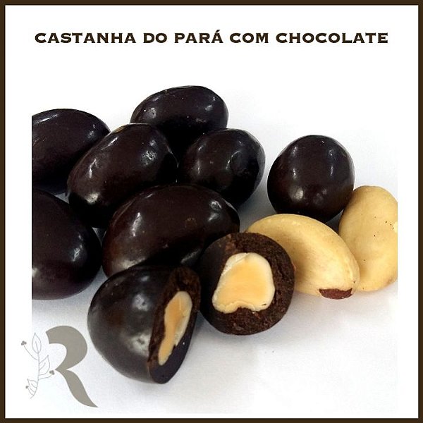 Castanha do pará com chocolate - 100g (a granel)