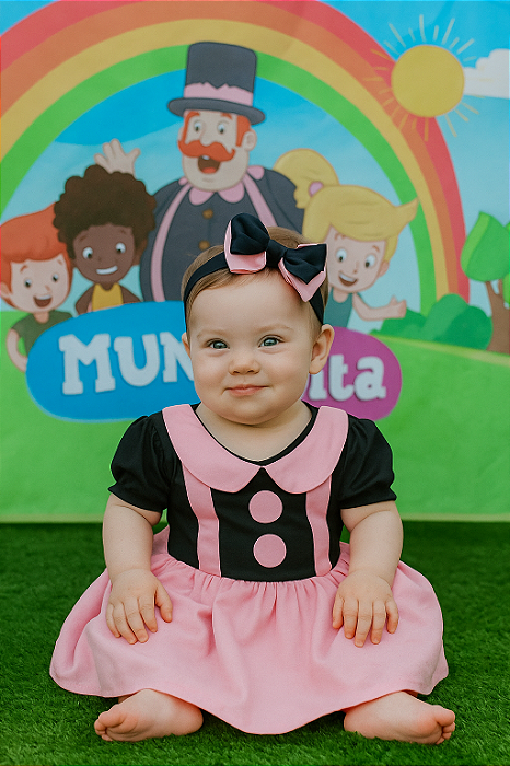 Fantasia Vestido Mundo Bita Bebê Menina