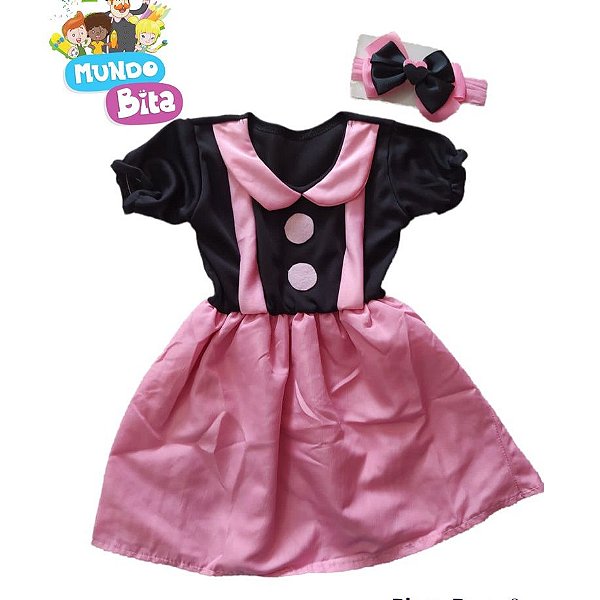 Fantasia Vestido Mundo Bita Bebê Menina