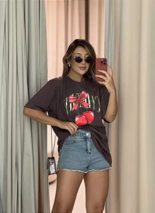 T-SHIRTS OVER CEREJA MARON