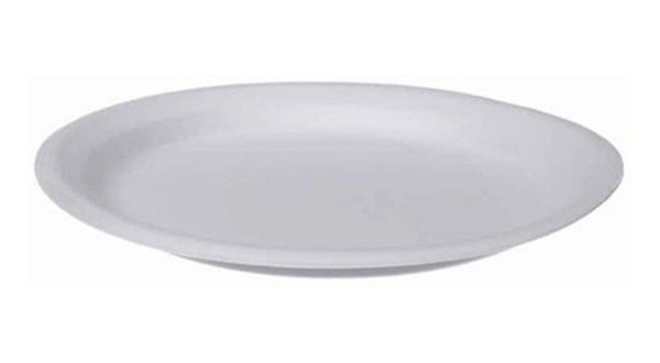 PRATO ISOPOR 23 CM PACOTE C/ 50 UNIDADES