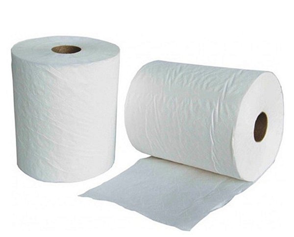 Kit 02 Rolos Papel Toalha Luar Fibras Celulósicas