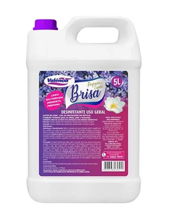 DESINFETANTE FLORAL 5 LITROS VALENCIA