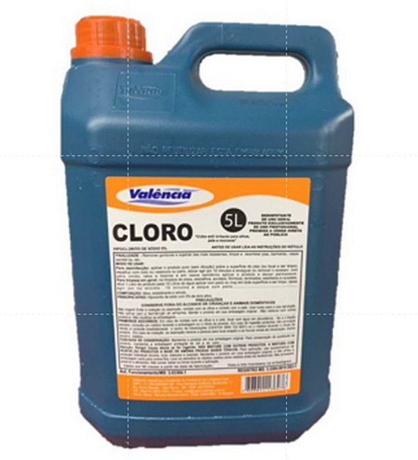 CLORO 5 LITROS VALENCIA
