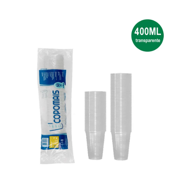 COPO 400ML COPOMAIS  50 UNIDADES