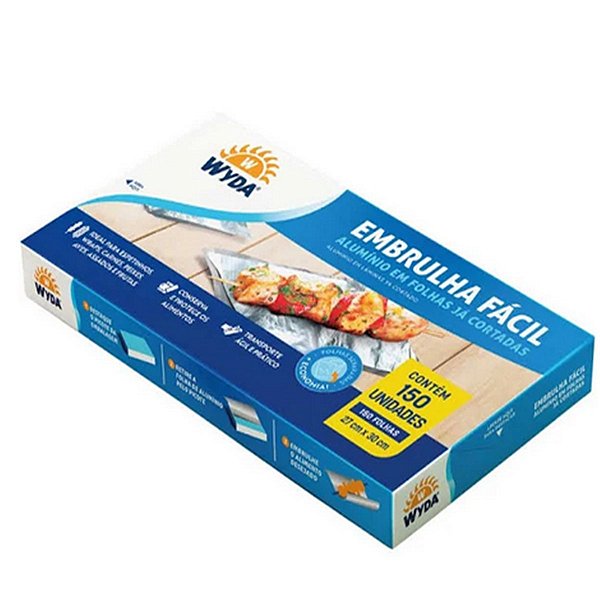 EMBRULHA FACIL WYDA C/150 FOLHAS