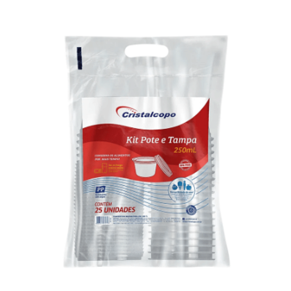 POTE 250 ML REDONDO CRISTALCOPO