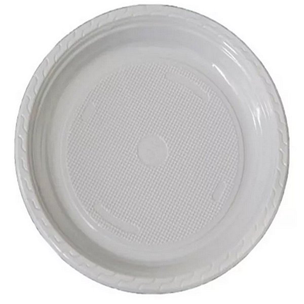 PRATO 21 BRANCO RASO COPOZAN C/ 10 UNIDADES