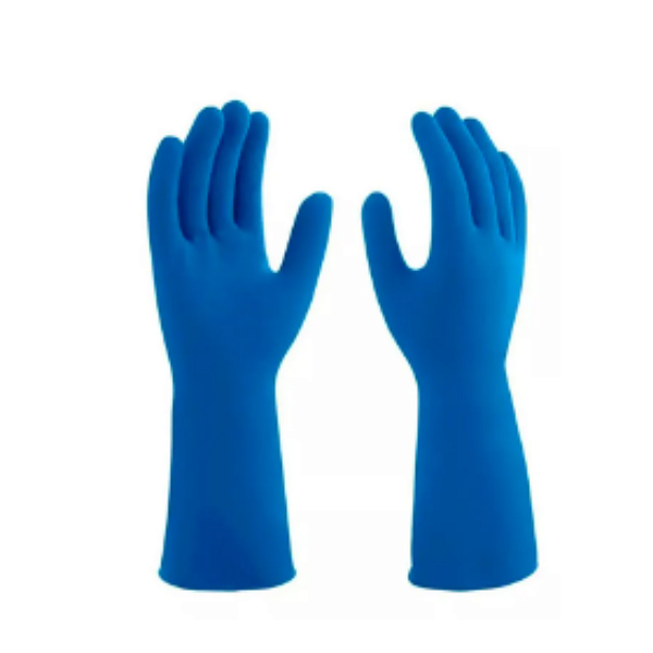 LUVA LATEX 137 ANTIDERRAPANTE AZUL TAMANHO G
