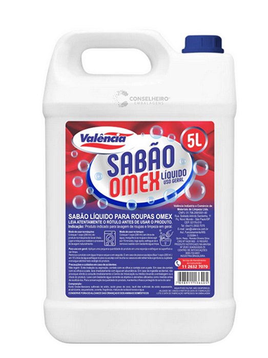 SABAO OMEX LIQUIDO VALENCIA 5 LT