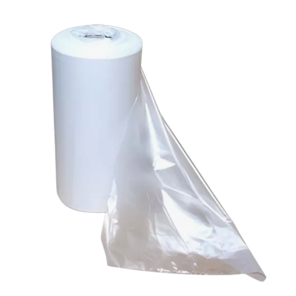 BOBINA PICOTADA 50 X 70 C/ 180 SACO PLASTICO TRANSPARENTE