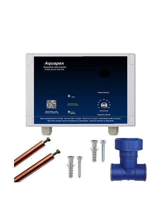 Ionizador Aquapex Sem Timer para Piscinas até 55 Mil litros - 55 M³