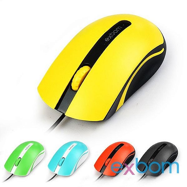 MOUSE USB EXBOM MS-50 OPTICO 1000DPI