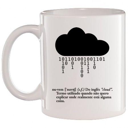 Caneca Branca Cloud / Nuvem