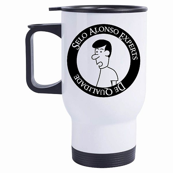 Caneca Térmica Selo Alonso Experts de Qualidade