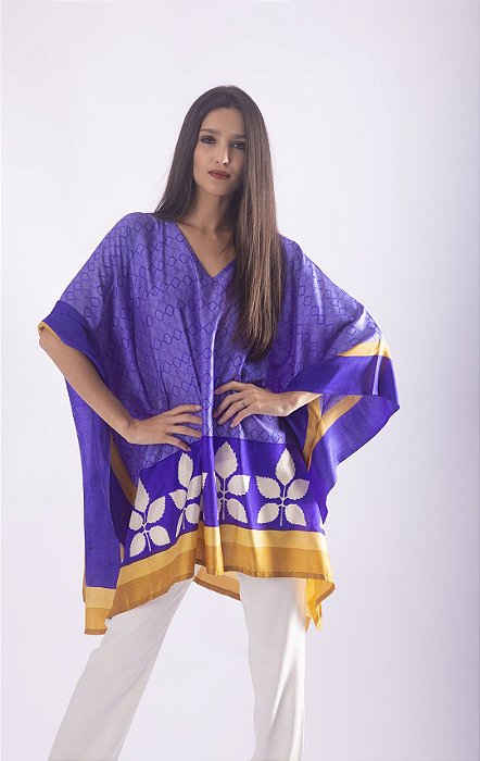 Kaftan 100% Seda Orgânica Celine