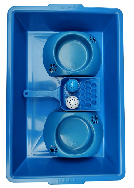 Kit Caixa de Areia para Gatos - 06 itens