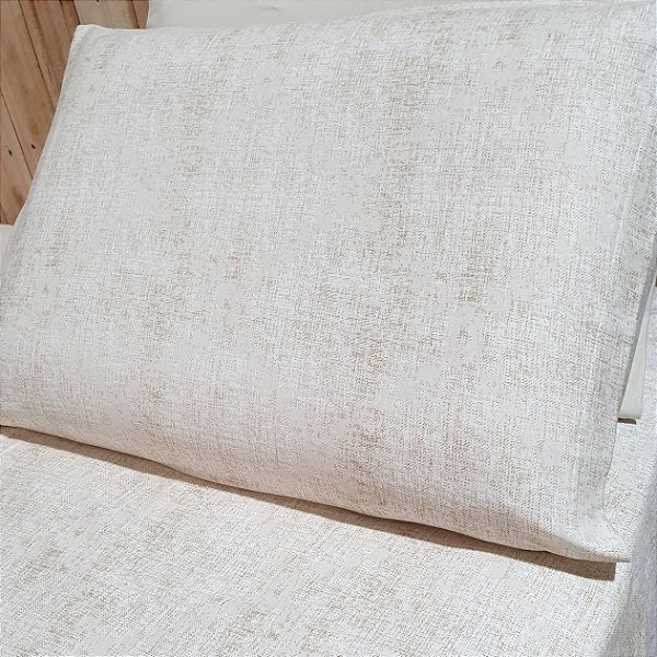 LENÇOL CASAL PADRÃO DE MALHA 03 PEÇAS ESTAMPADO LINHO