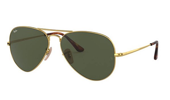 OCULOS DE SOL RAY BAN AVIADOR DOURADO