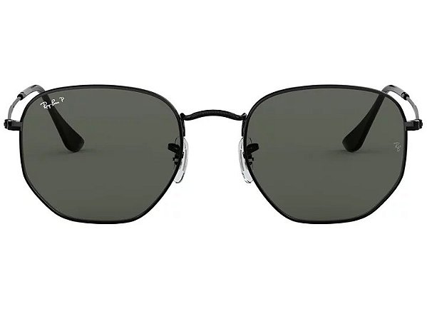 OCULOS DE SOL RAY BAN HEXAGONAL PRETO POLARIZADO