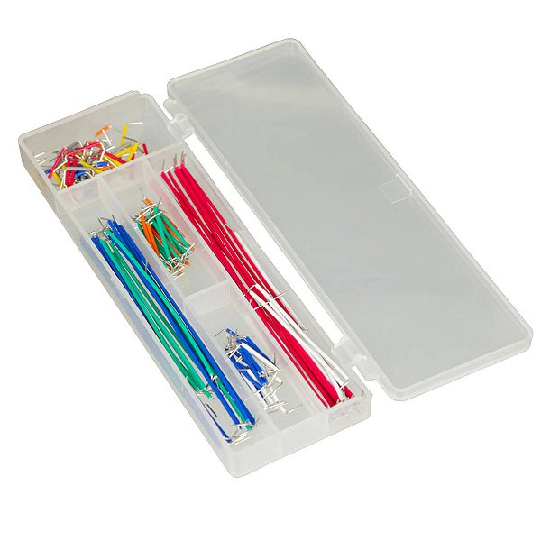 Kit Jumper para Protoboard 140 Peças Fios para Arduino