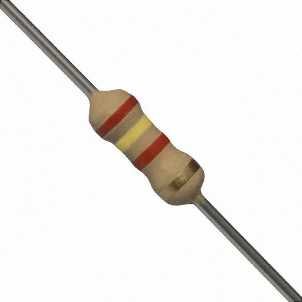 Resistor 2K4 5% (1/4W) - 10 unidades
