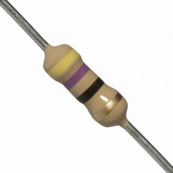 Resistor 47R 5% (1/4W) - 10 unidades