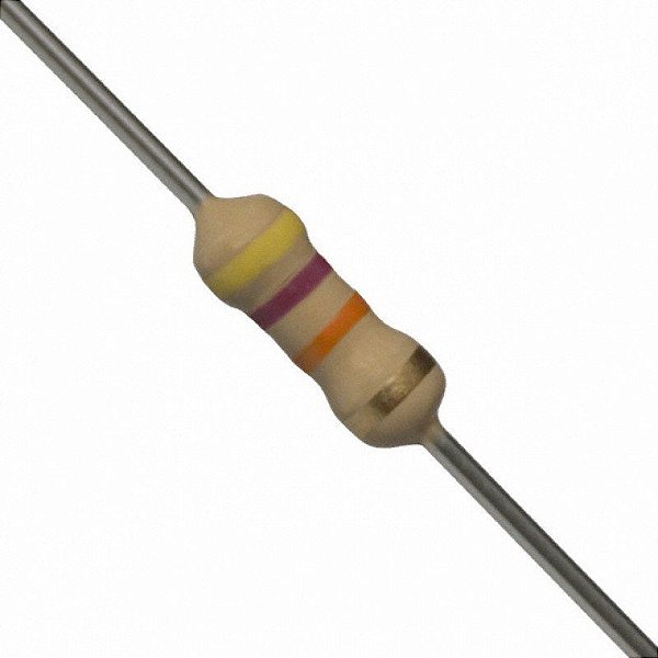Resistor 47K 5% (1/4W) - 10 unidades