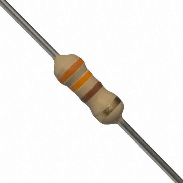 Resistor 330R 5% (1/4W) - 10 unidades