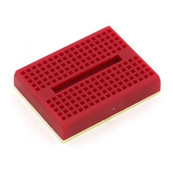 Protoboard 170 Pontos - Vermelho
