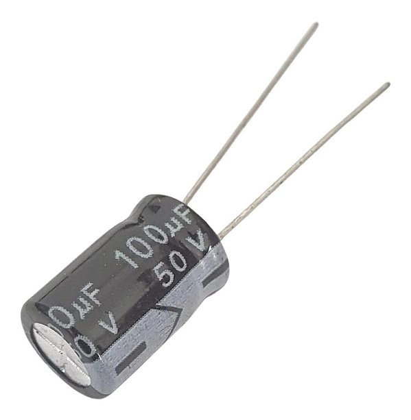 Capacitor Eletrolítico 100uf 50v