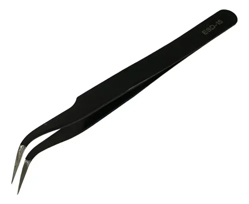 Pinça Anti Estatica ESD-15 - Curva 116mm