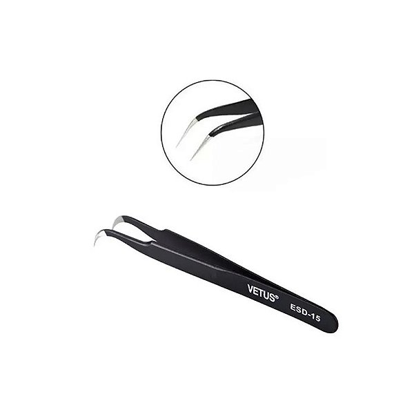Pinca Anti Estatica ESD-15 - Curva 116mm