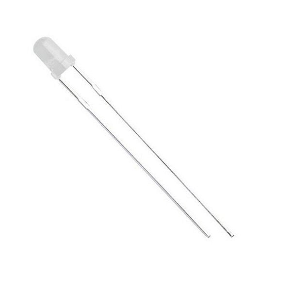 LED difuso 3mm - Branco