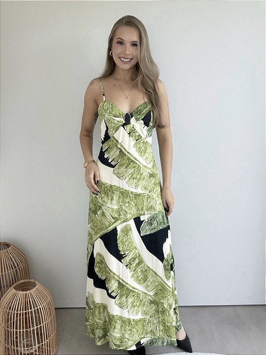 Vestido Solto Estampado My Place