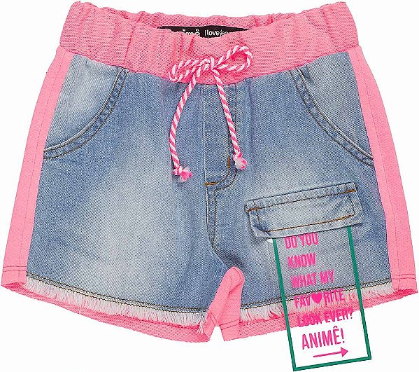 short neon jeans