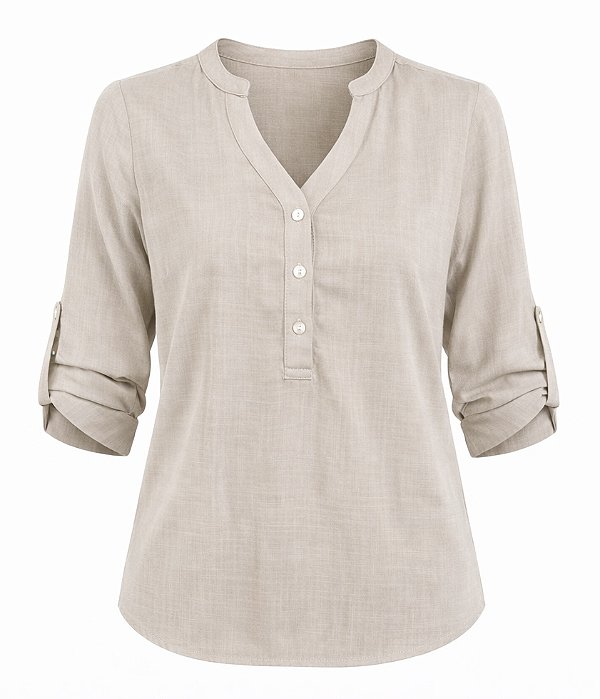 Camisa Betina Bege