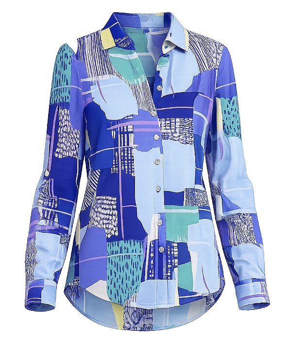 Camisão Azul Abstrato