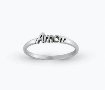 Anel Amor Prata 925