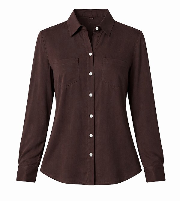 Camisa Ester Marrom
