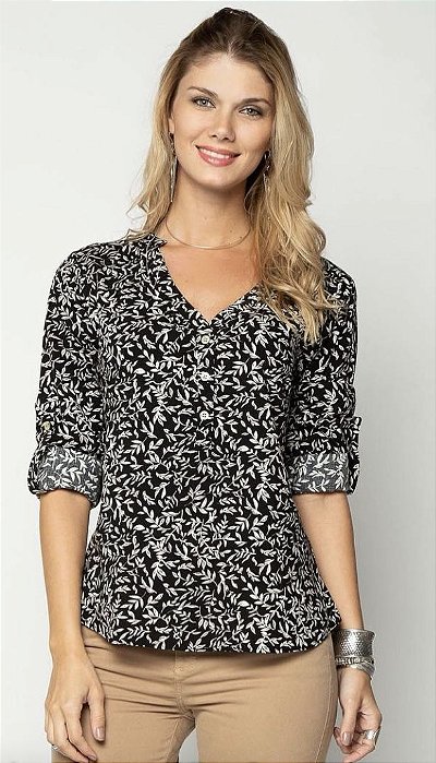 Camisa Florence Leaf