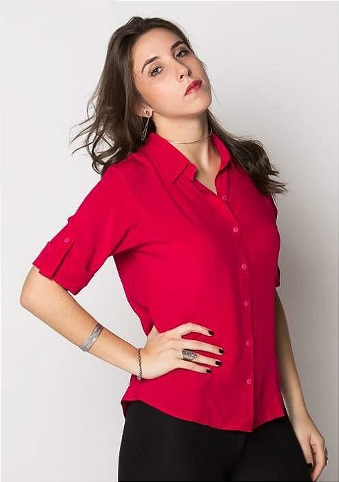 Camisa Lene Tradicional Pink