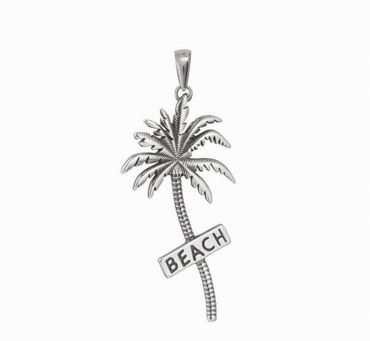 Pingente Coqueiro Beach Prata 925