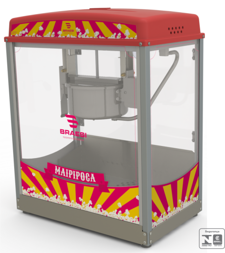 Máquina Pipoqueira BMP 150 Elétrica 220v Braesi