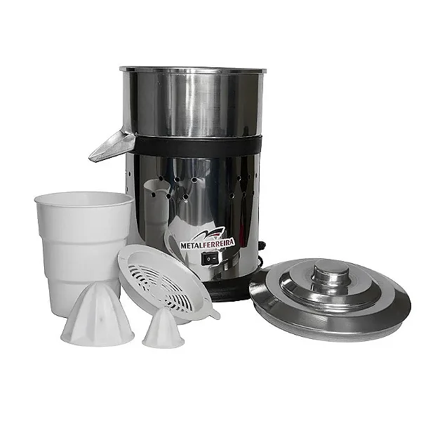 ESPREMEDOR INOX GRANDE COM BICA DE ALUMINIO METALFERREIRA
