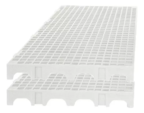 ESTRADO PLASTICO 4,5X50X50 - BRANCO VIRGEM